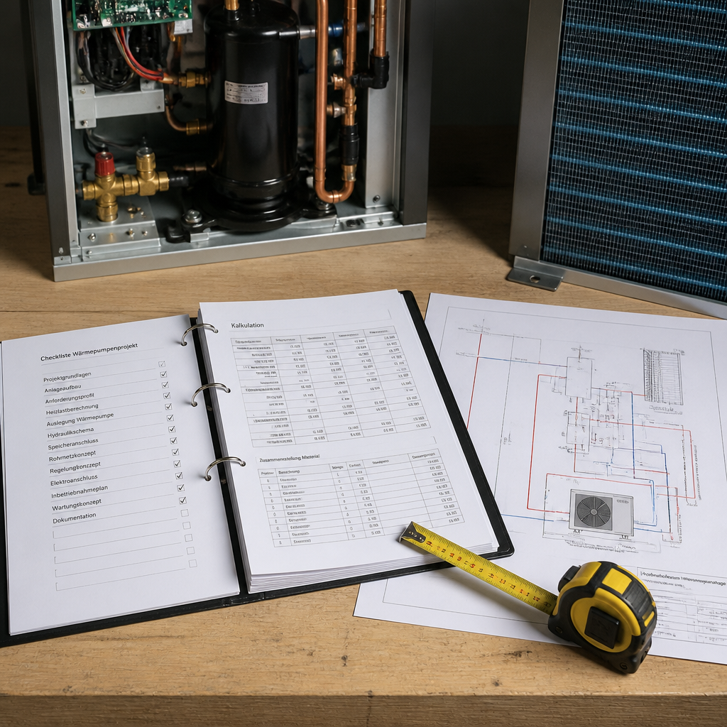 Checkliste mit Kostenfaktoren für die Wärmepumpeninstallation