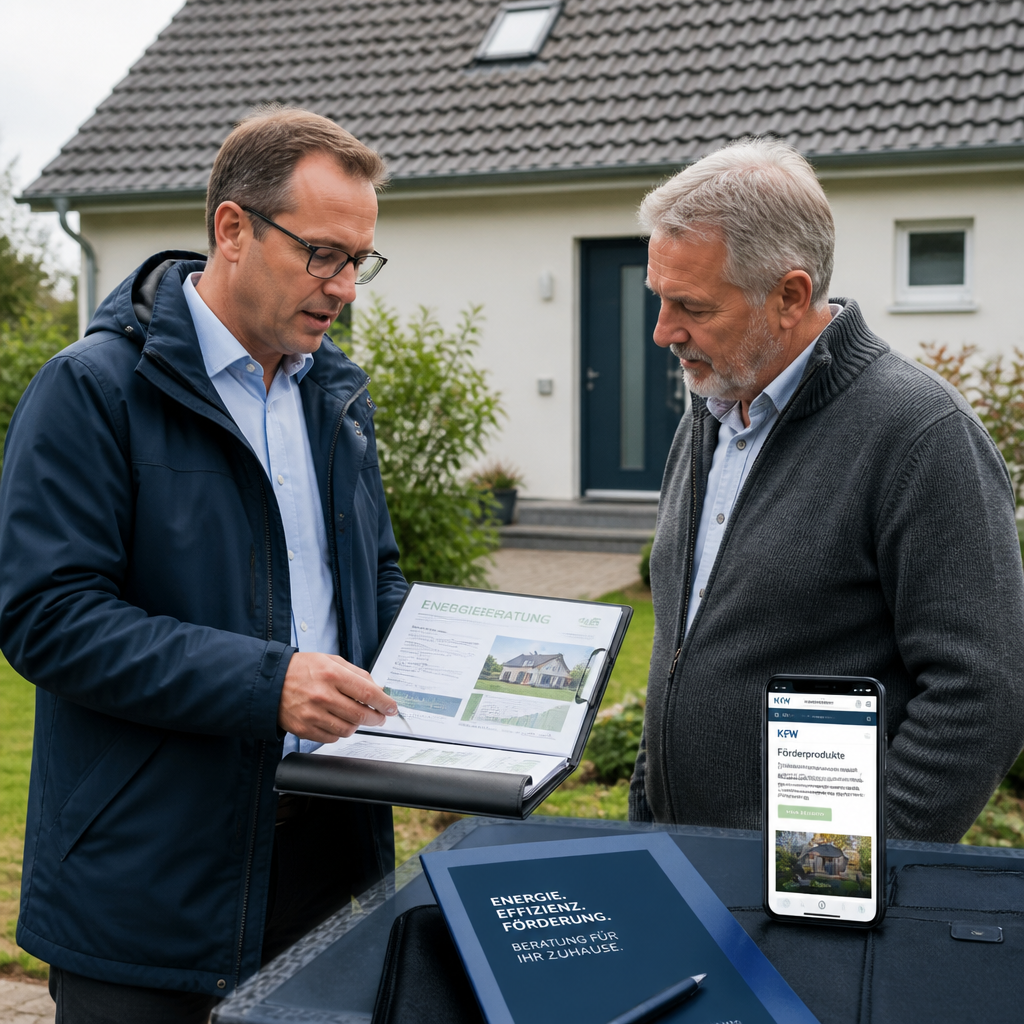 Fördercheck für Wärmepumpen in einer Brandenburger Kleinstadt